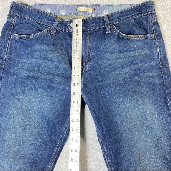 Levi's Women's Boot Cut Jeans - Dark Blue - Picture 13 of 14